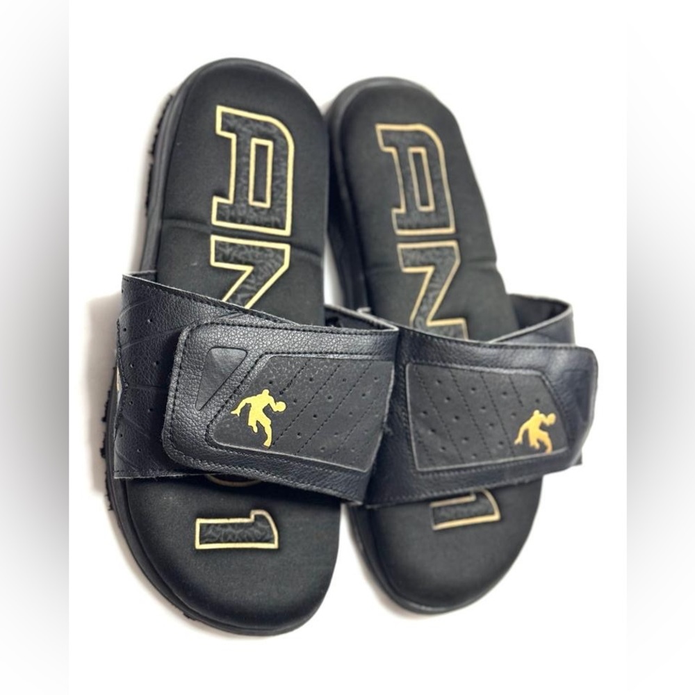 AND SHAQ‎ Black Slippers - Picture 4 of 5